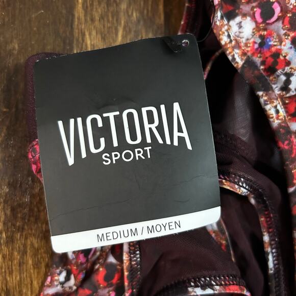 Victorias Secret Sports Bra Size Medium Racerback The Player Minimum Support - Picture 4 of 4